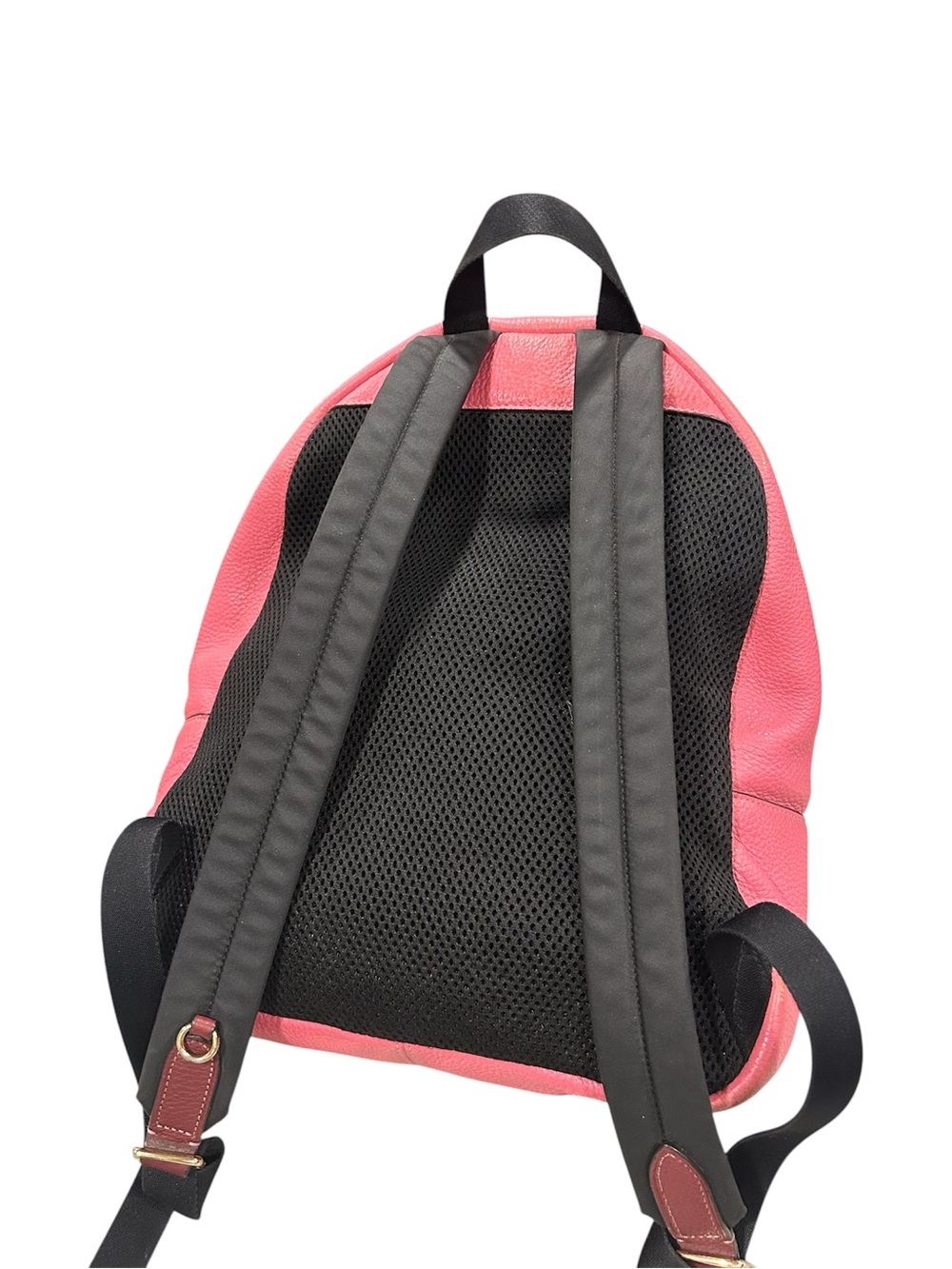Coach Charlie Pink Two-Tone Leather Medium Backpack - Picture 4 of 7